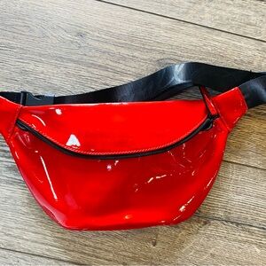 Kendall and Kylie Red Patent Leather Bag